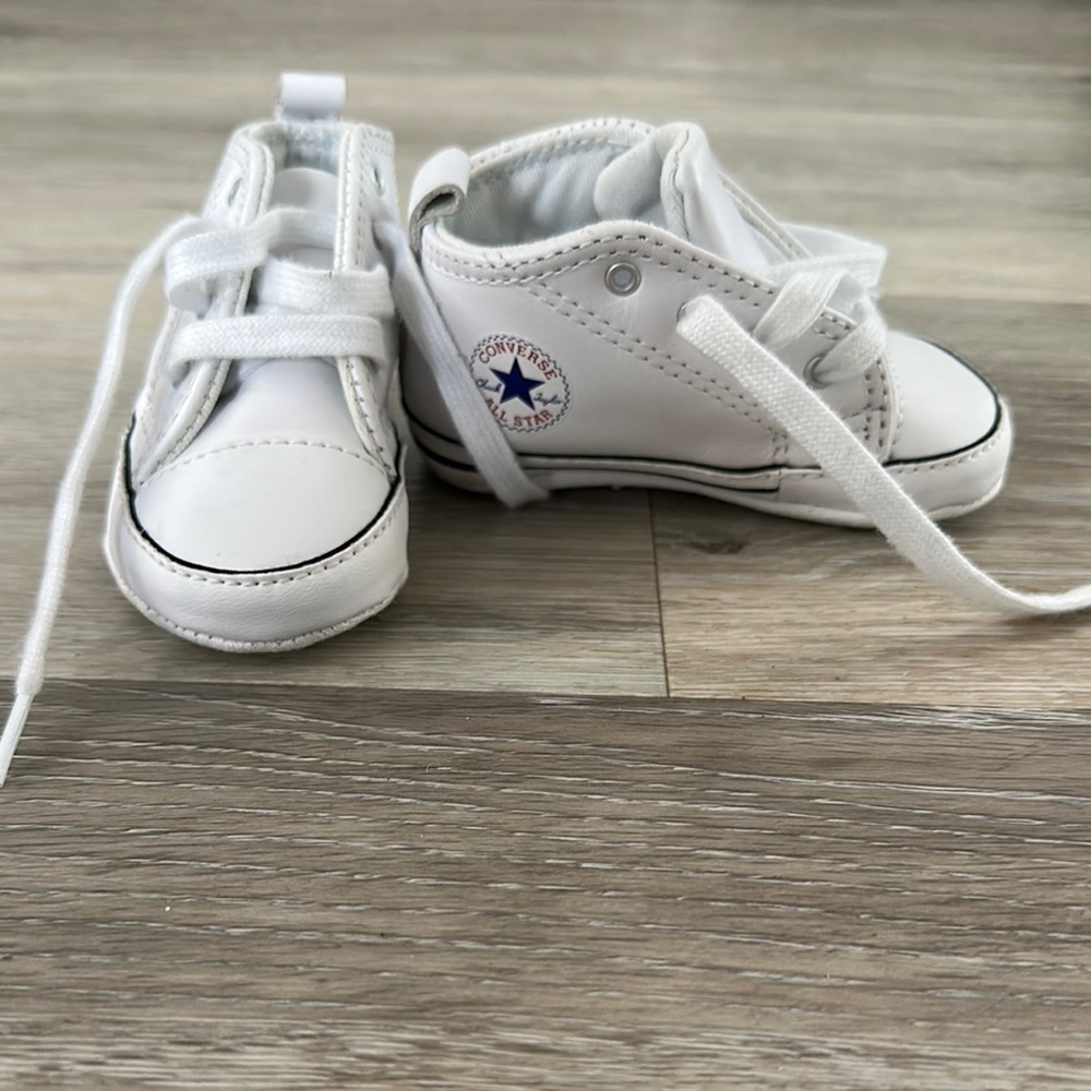 Converse White Baby Walker High-Tops